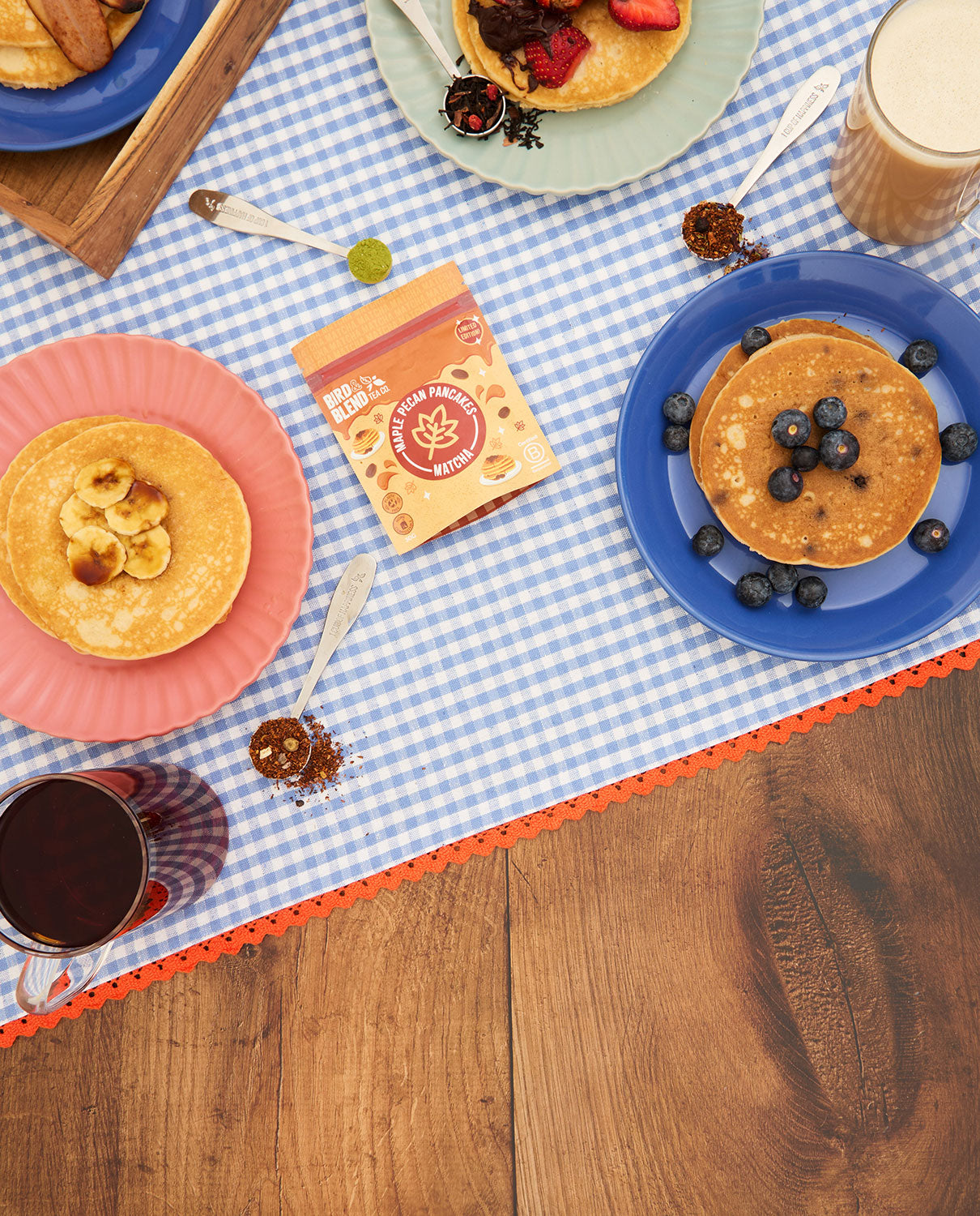 pancake flavoured tea and matcha teas