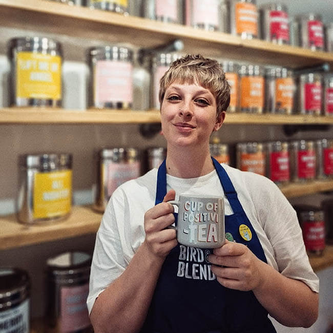 Bird and Blend Tea Co. Leeds shop manager