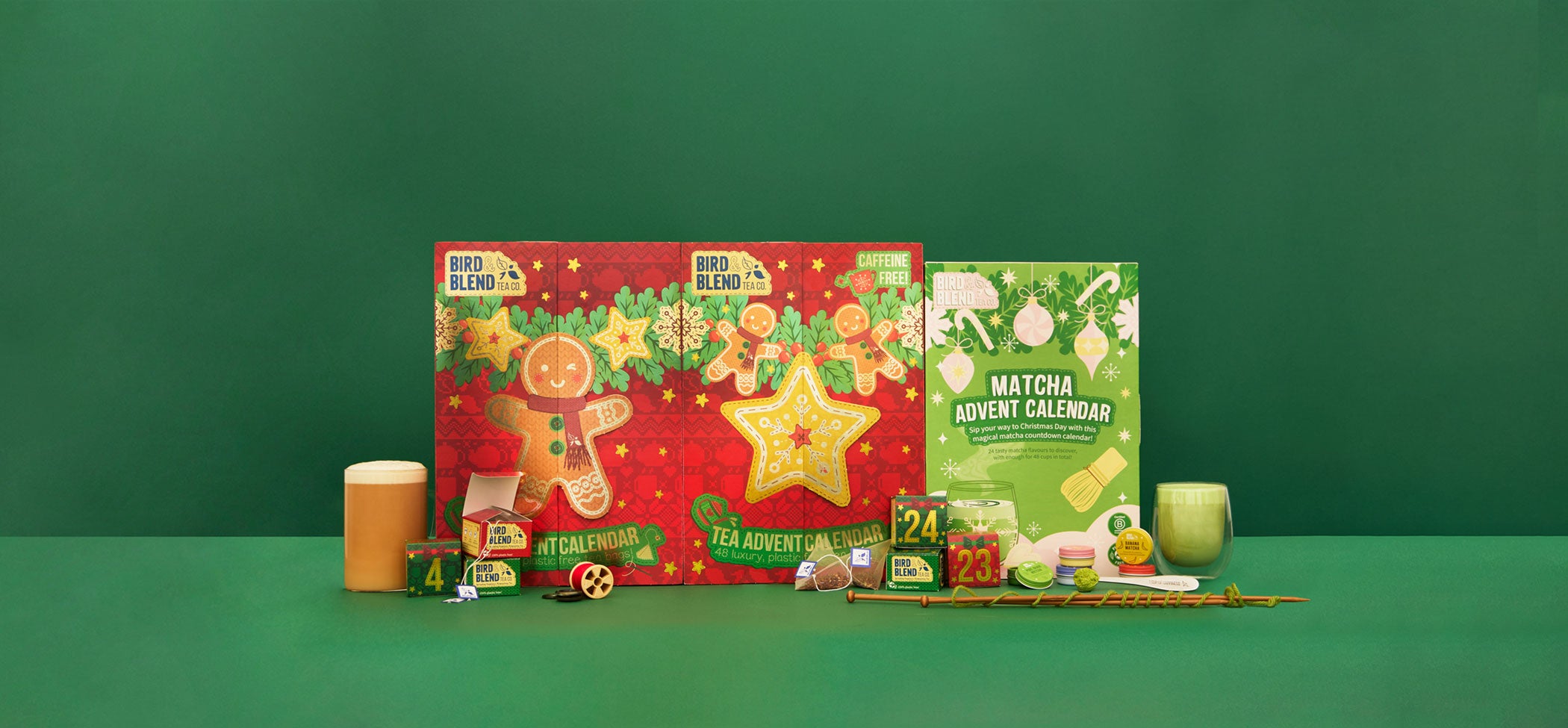 all advent calendars tea and matcha together