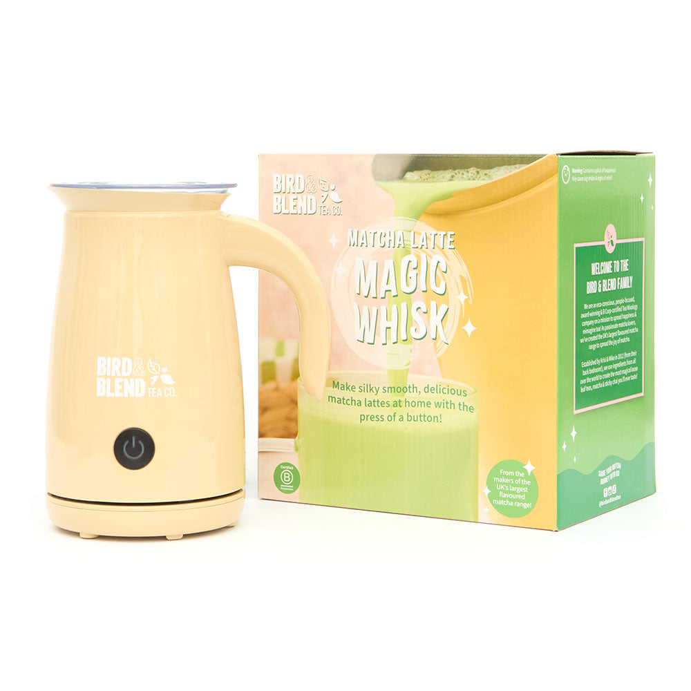 bamboo matcha latte whisk with bespoke packaging