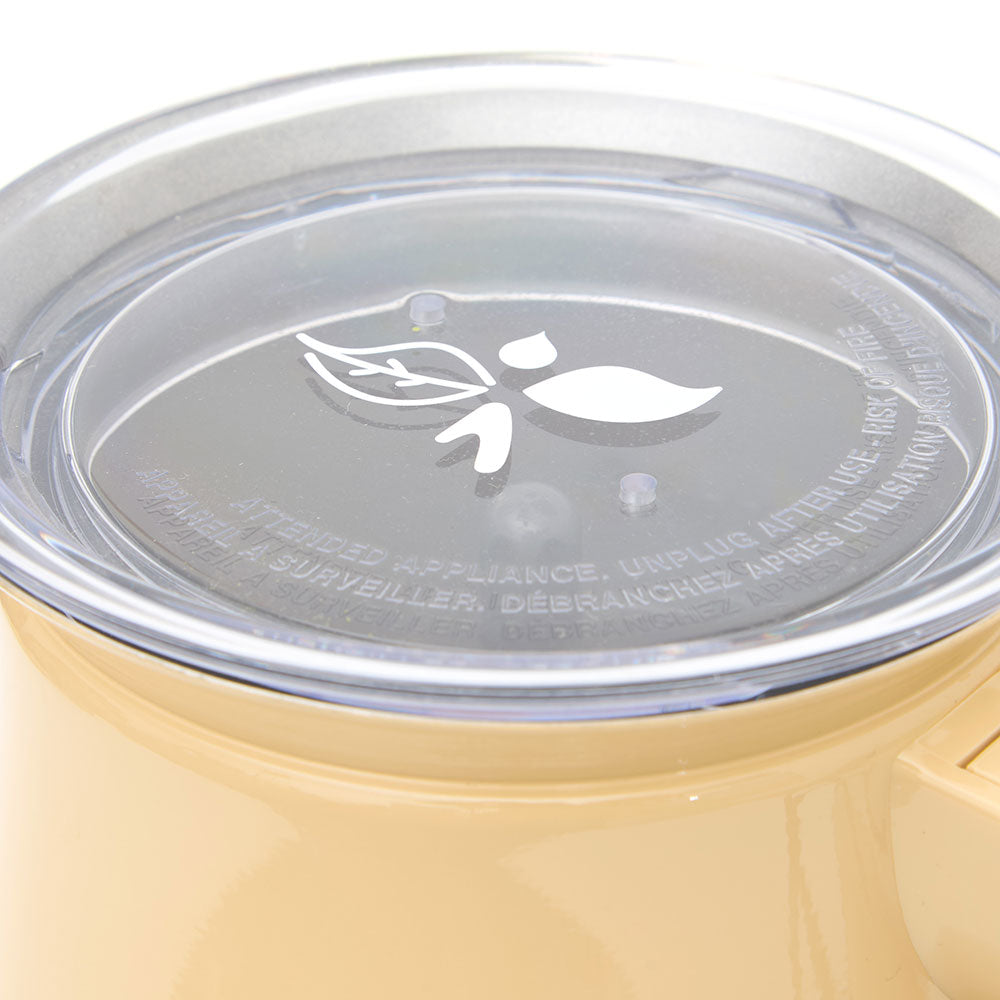 bamboo magic match latte lid with bird and blend tea branding