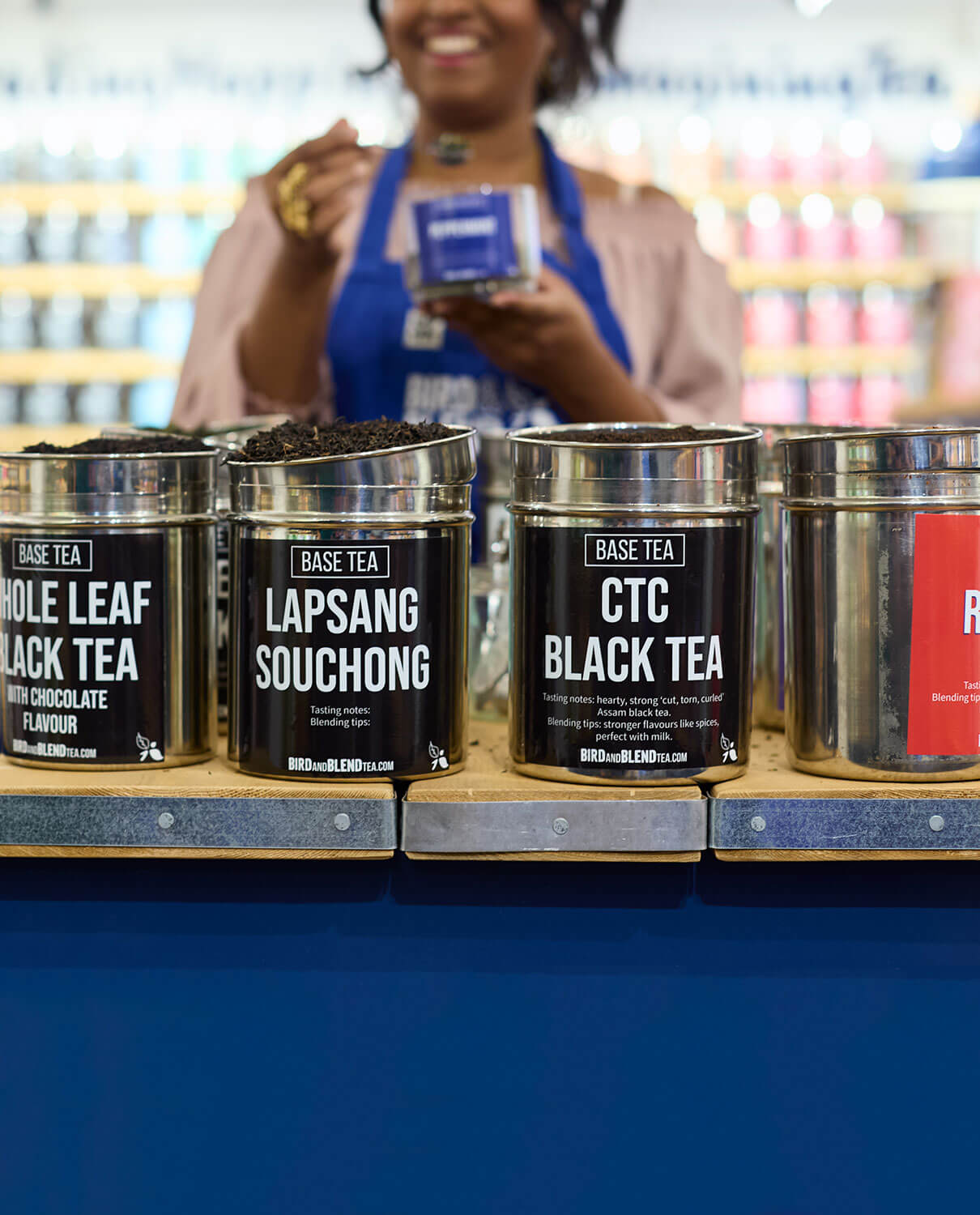 Bird and blend custom tea tasting events