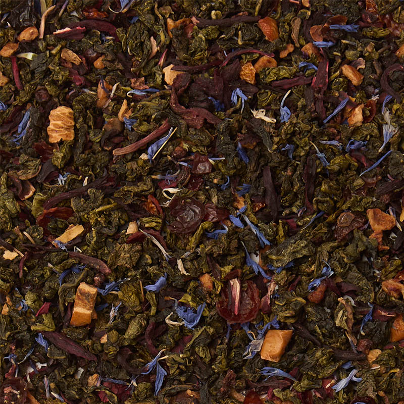 blackberries and cream flat lay