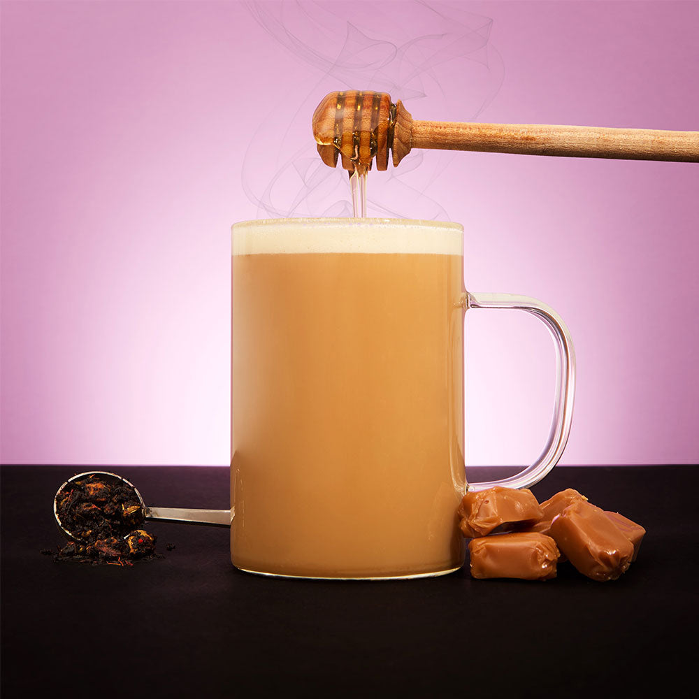 bonfire toffee sticky chai flavour profile hot tea