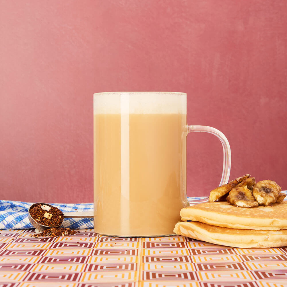 Caramelised Banana Pancakes Hot Tea