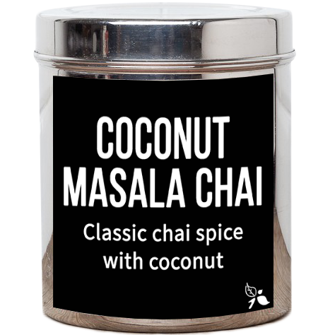 coconut masala chai tea tin