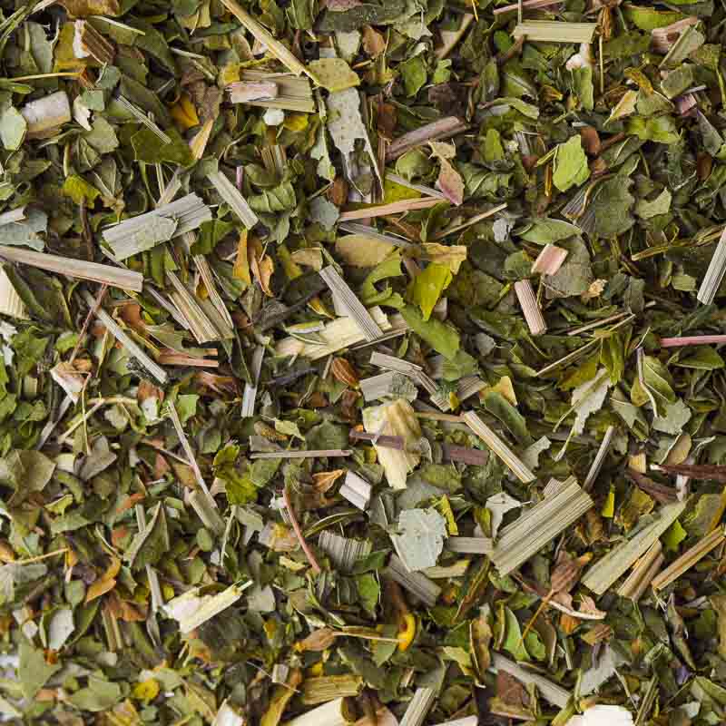 cold weather warrior loose leaf tea flatlay