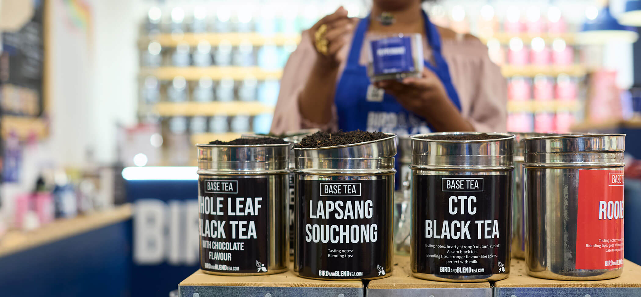 Bird and blend tea tasting events