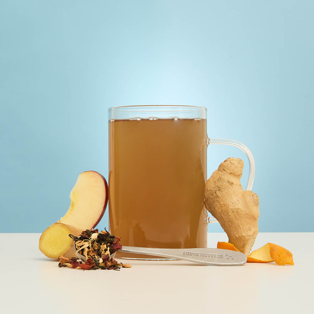 gingersnap green tea hot