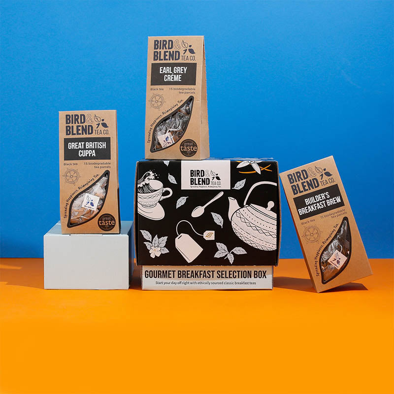 Gourmet Breakfast Tea Selection Gift Box Bird & Blend Tea Co.