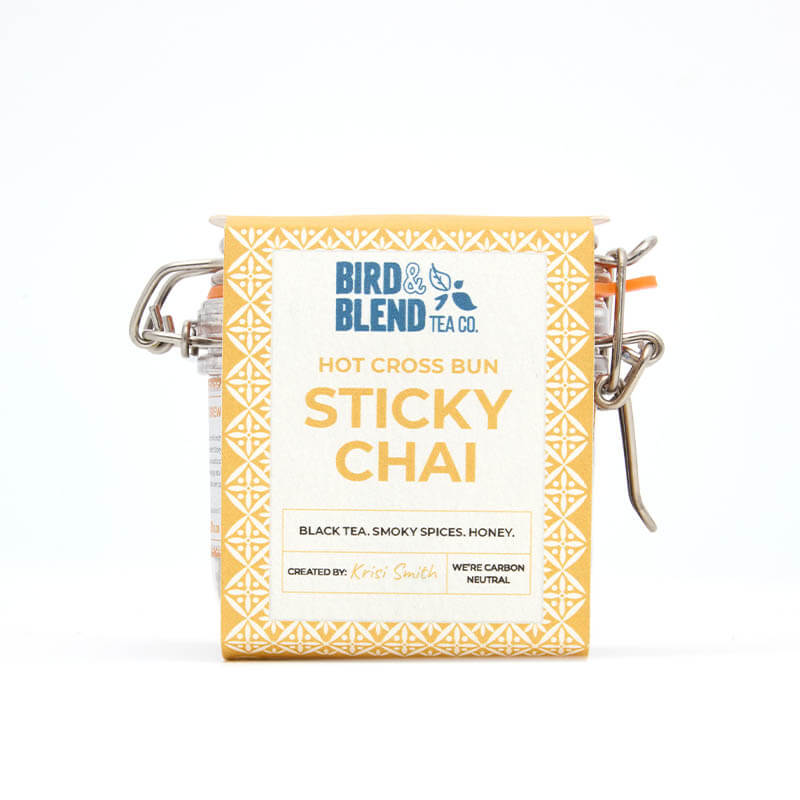 hot cross bun sticky chai sleeve