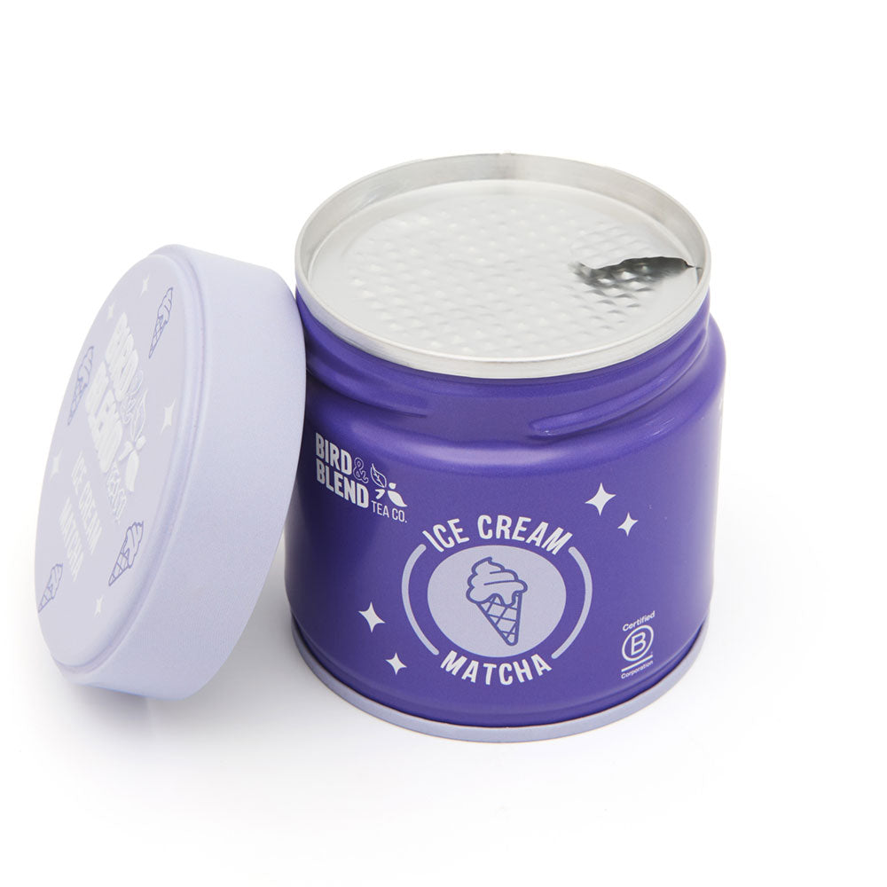 ice cream matcha tin