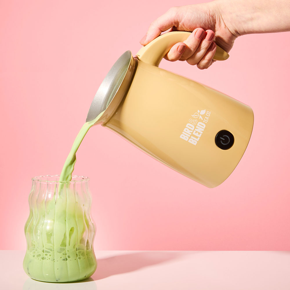 bamboo iced matcha latte