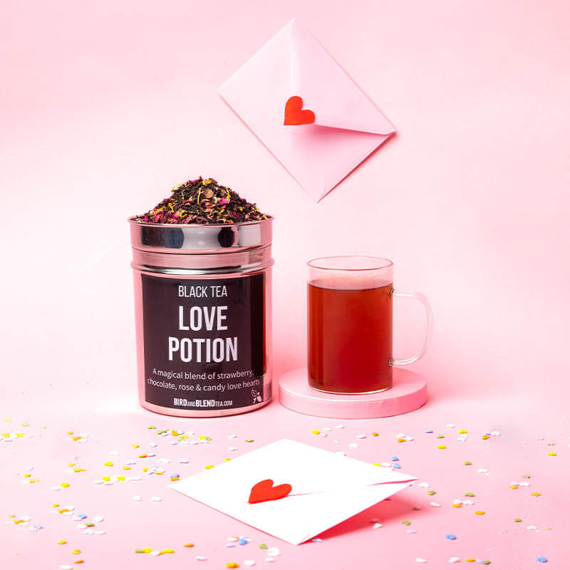 love potion tea tin