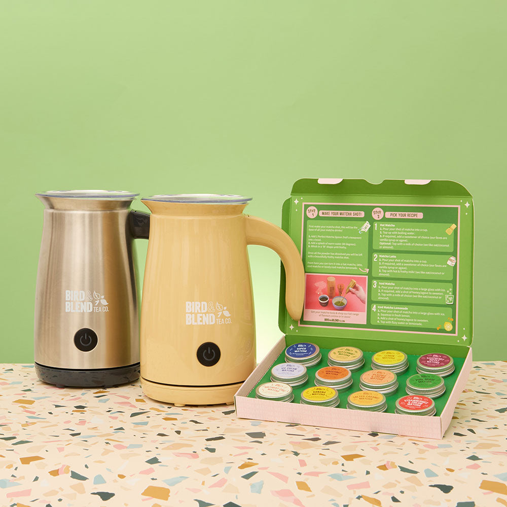 magical matcha selection box and whisk