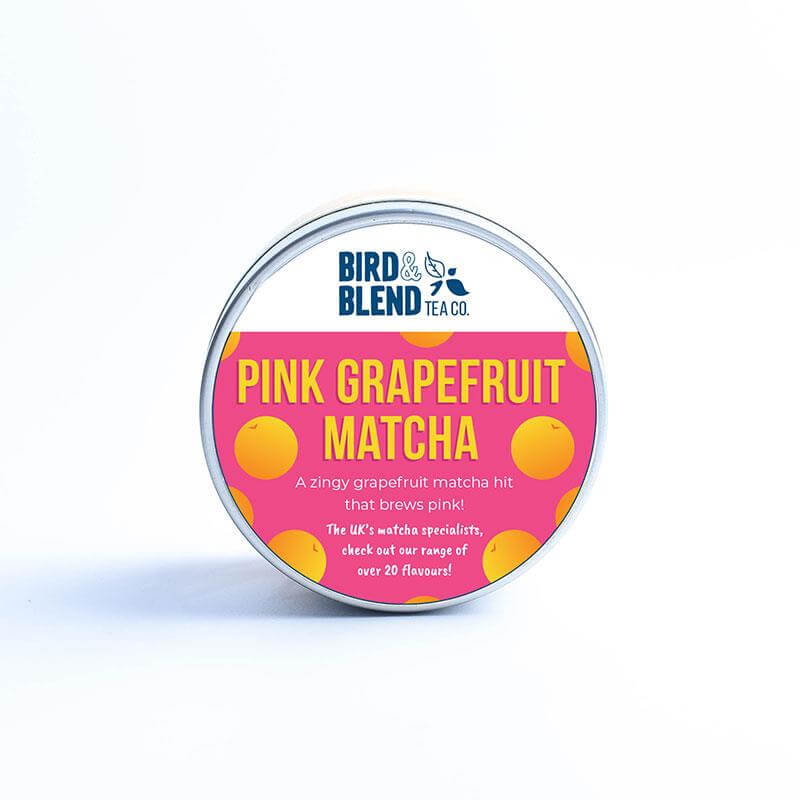 Pink Grapefruit Matcha Bird Blend Tea Co  pink-grapefruit-matcha-bird-blend-tea-co