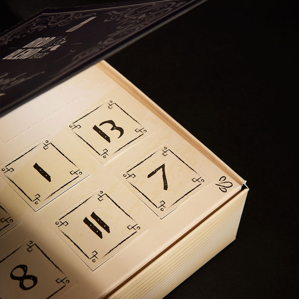 spooky calendar days close up