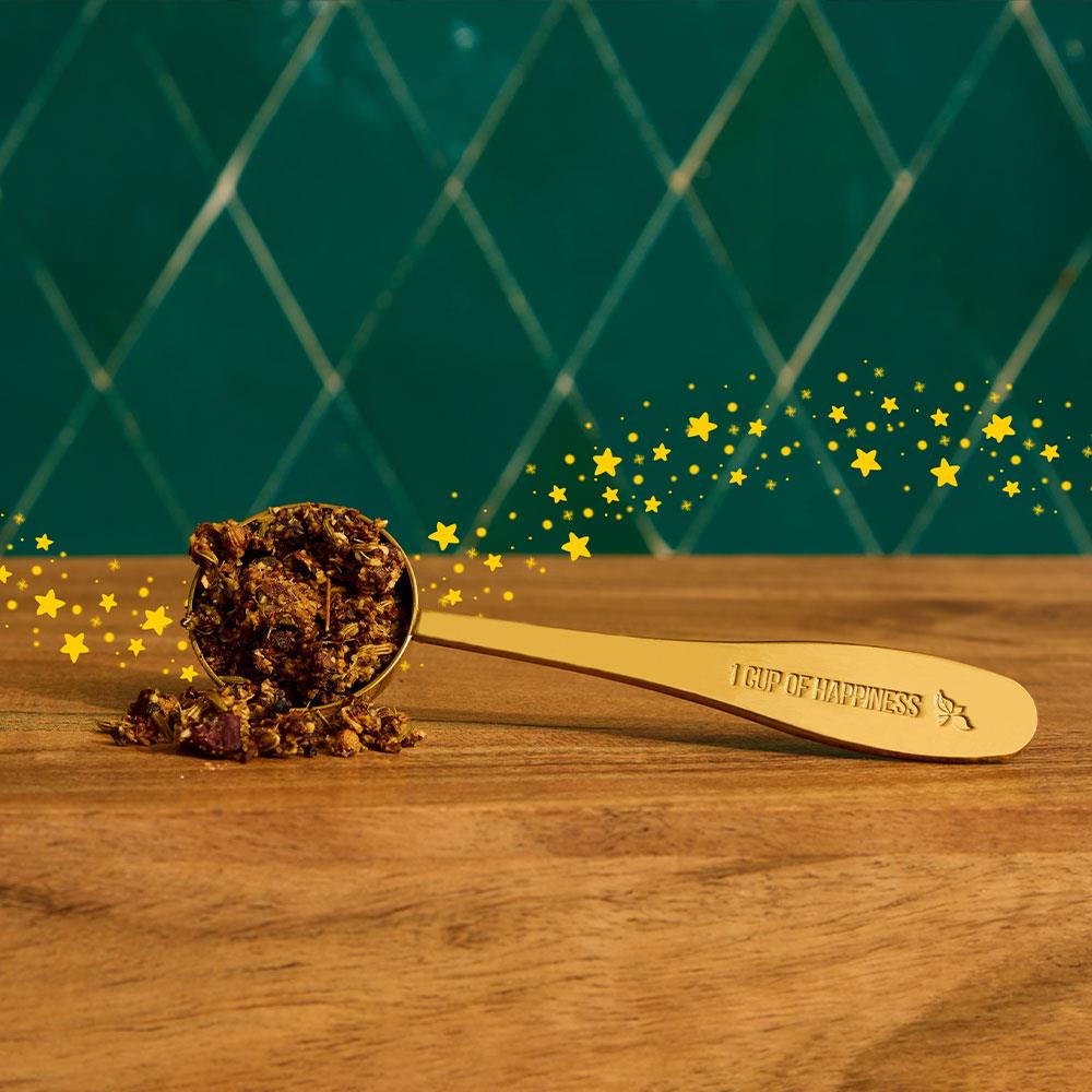 sticky chai trio golden perfect tea spoon
