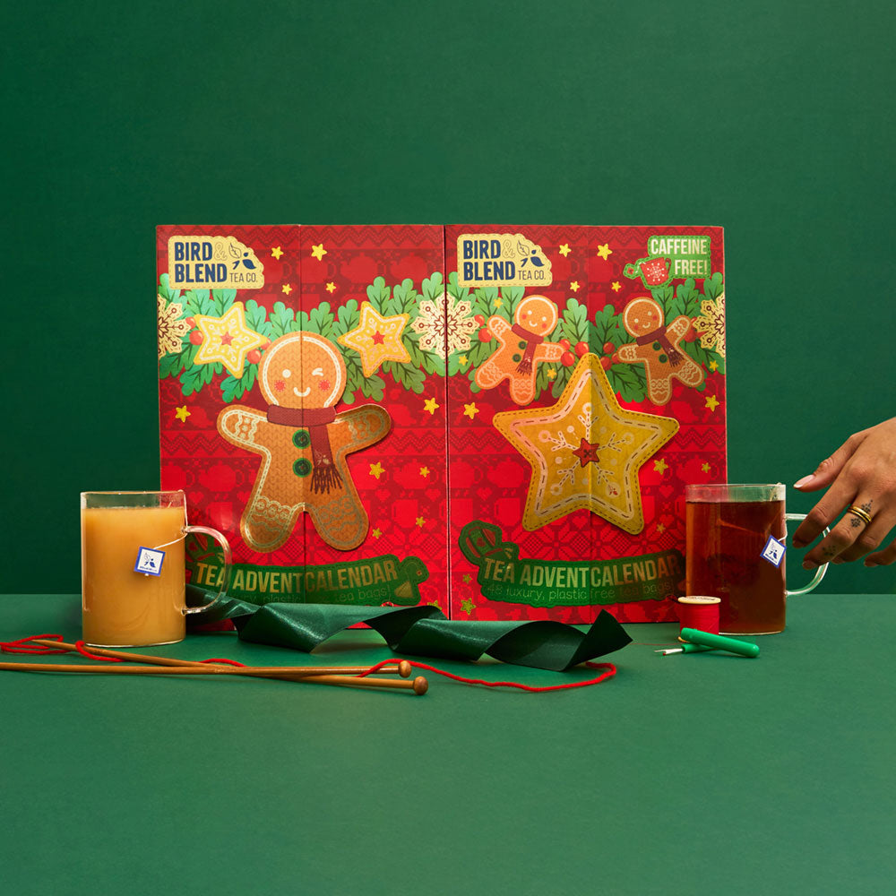 regular and caffeine free advent calendars together