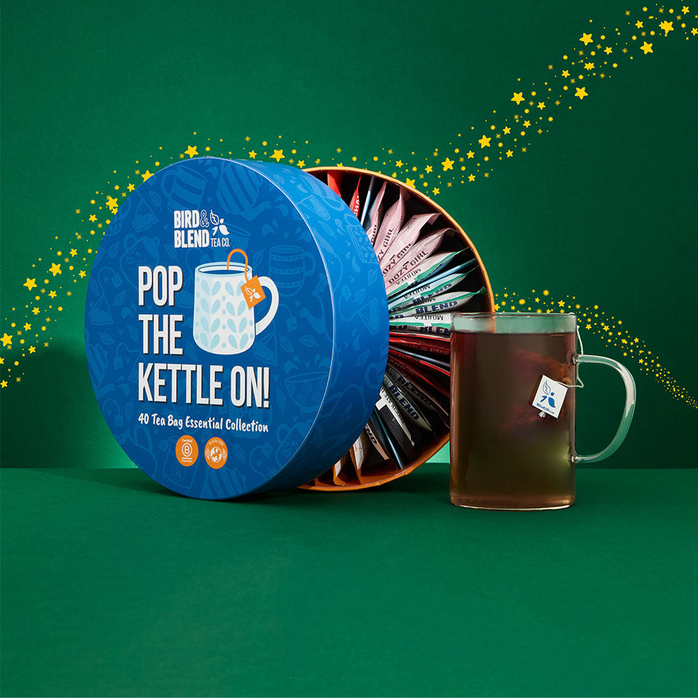 tea drum christmas gifting tea bag selection