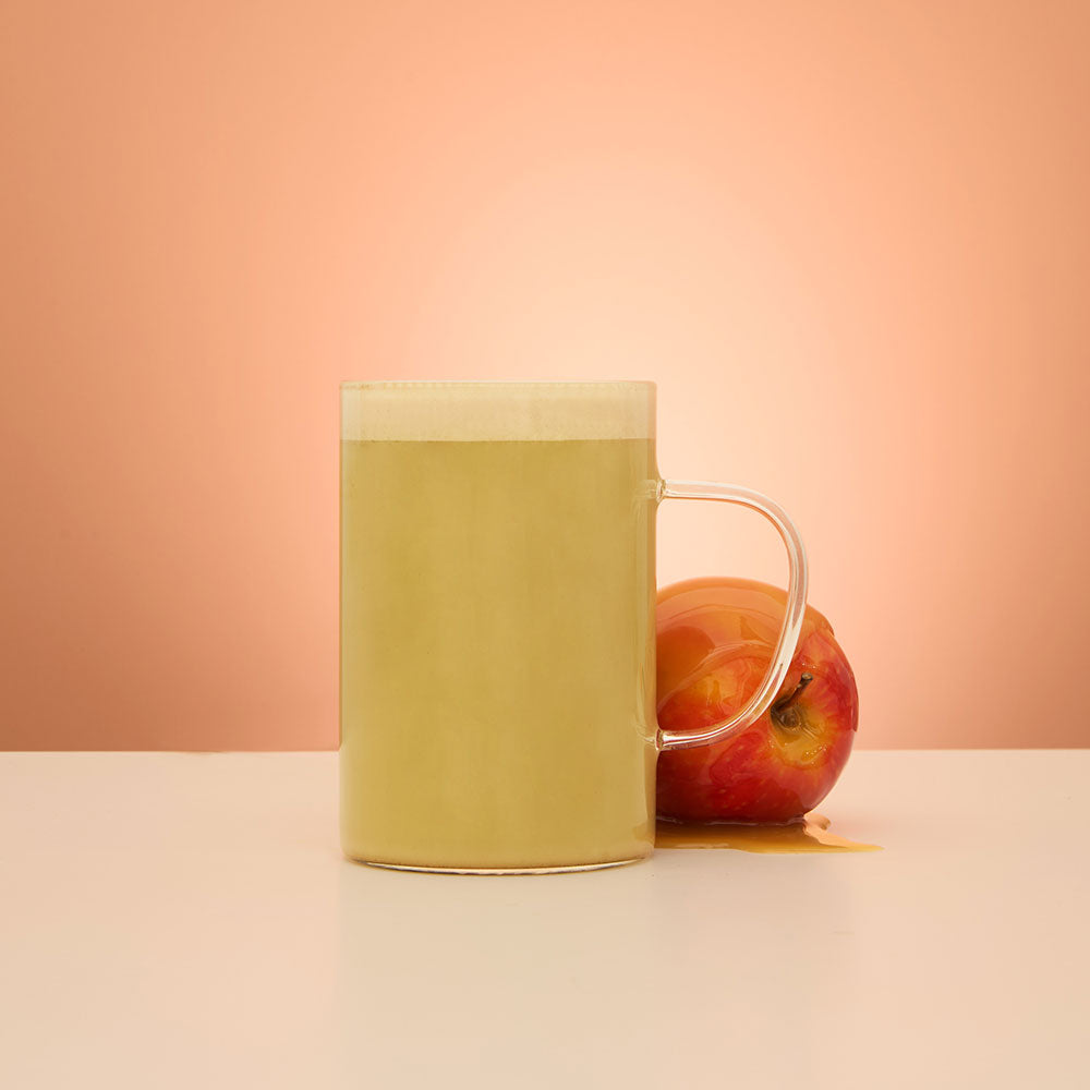 toffee apple matcha hot matcha