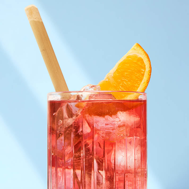 tutti frutti tea iced with lemonade