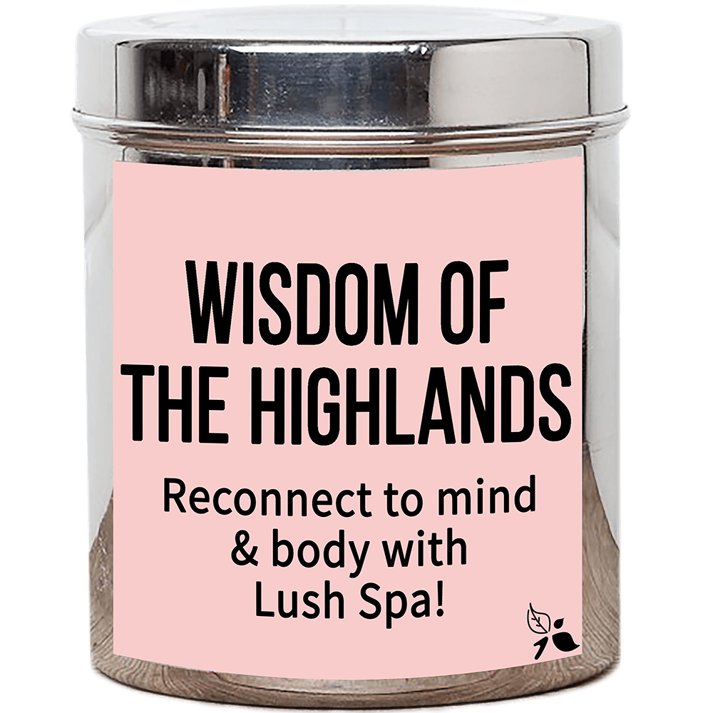 wisdom of the highlands custom tea tin
