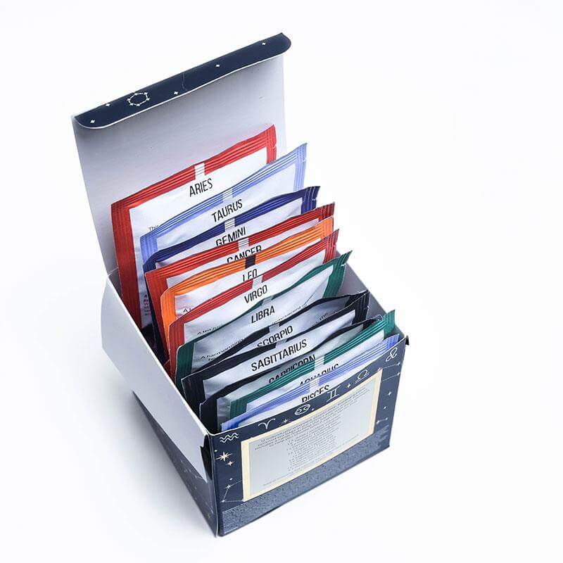 Zodiac Tea Bag Gift Cube Bird & Blend Tea Co.