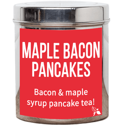 maple bacon pancakes loose leaf tea tin