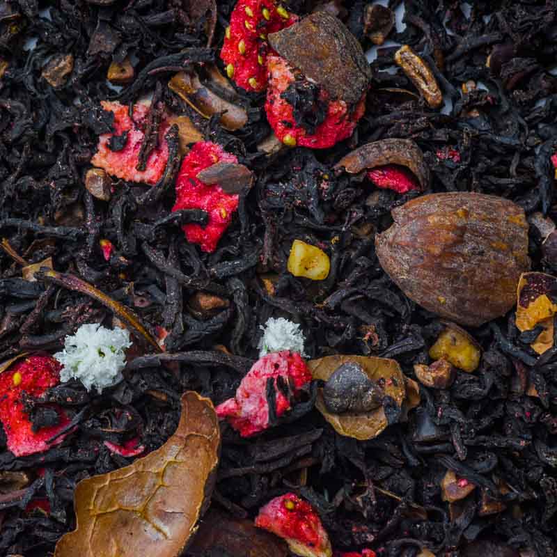 strawberry and nutella pancakes loose leaf tea