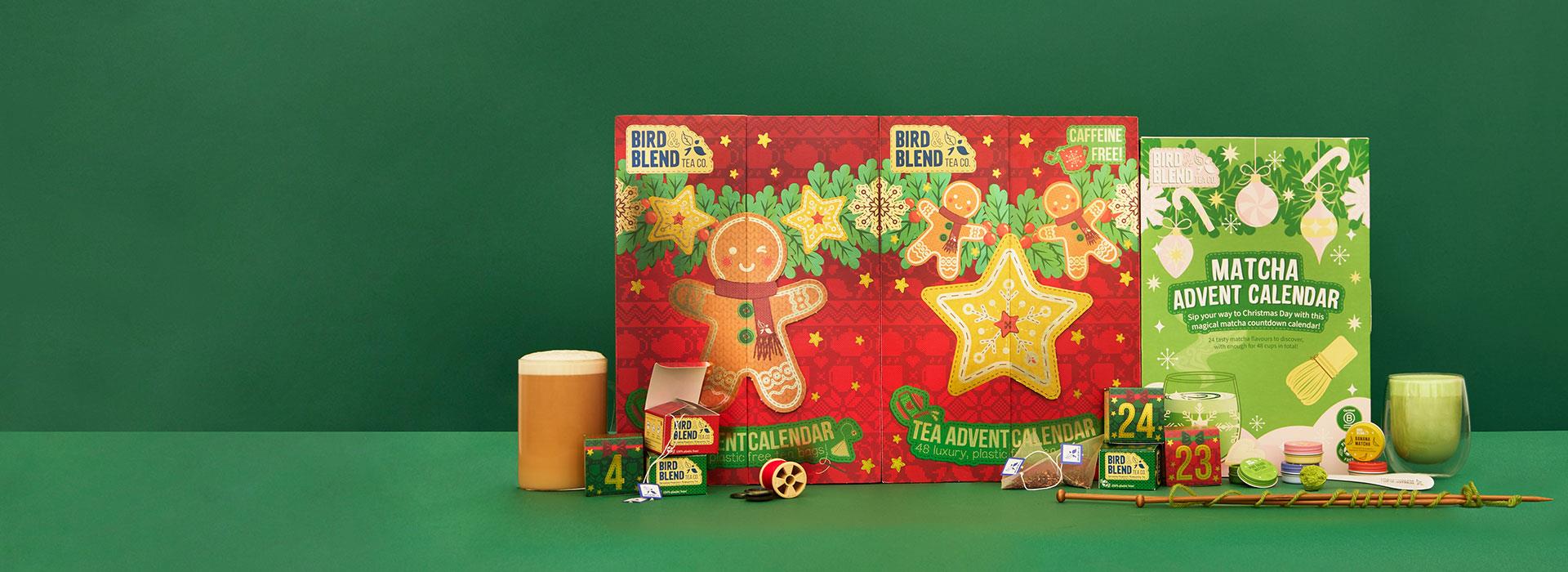 Tea & Matcha Advent Calendars together