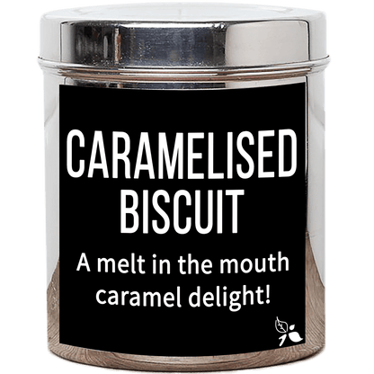 caramelised biscuit tea custom tin