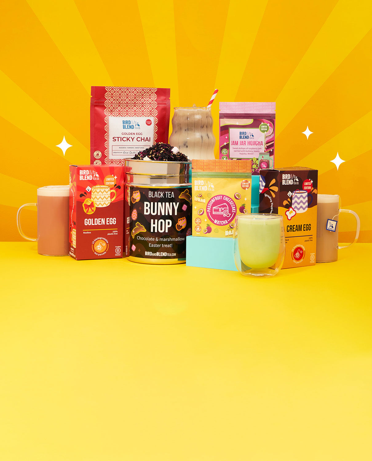 Easter tea and matcha collection mobile banner