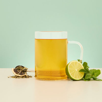 mojito flavoured hot green tea