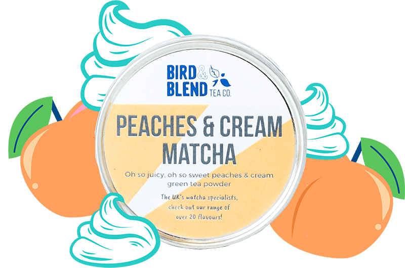 peaches and cream matcha