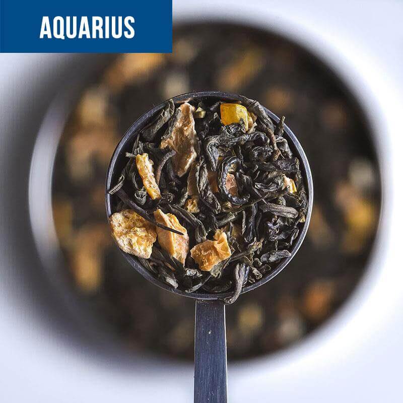 aquarius zodiac loose leaf tea