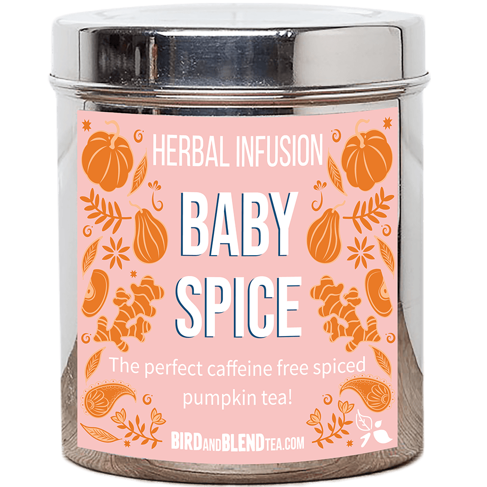 Baby Spice Herbal Tea Digital Hero Custom Tea Tin