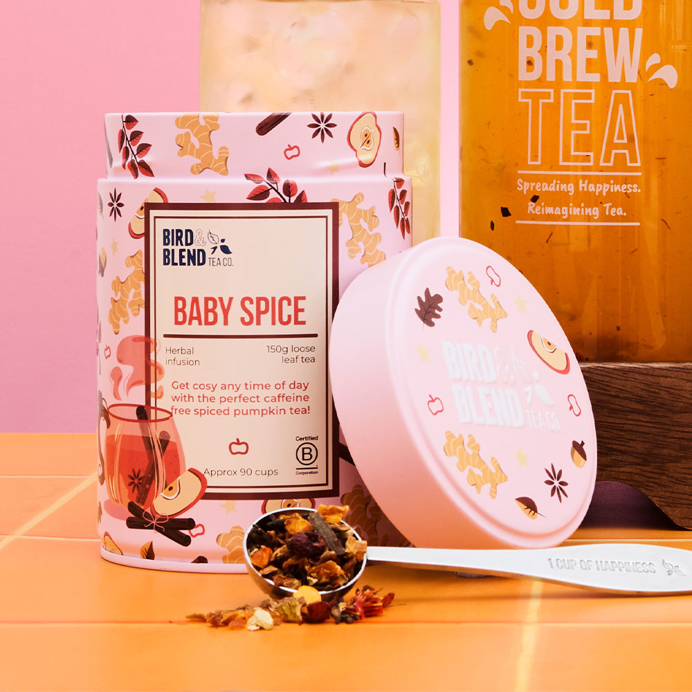  baby spice tea tin custom tin 