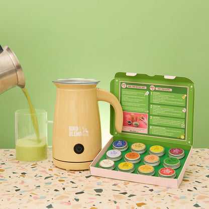 bamboo magical matcha selection box and electric whisk