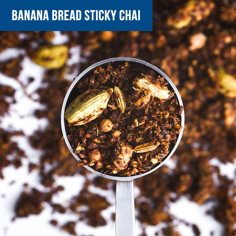 banana bread sticky chai