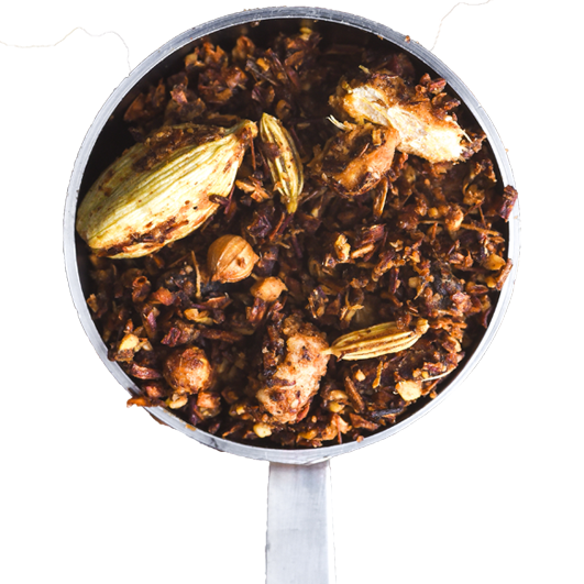 banana bread sticky chai tea