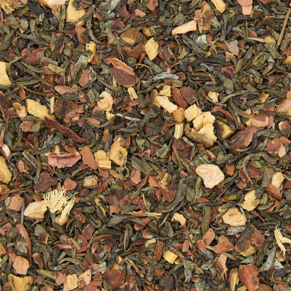 brummy loose leaf tea flatlay