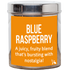blue raspberry tea tin