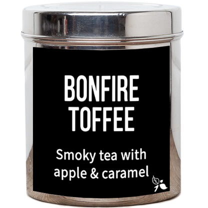 Bonfire Toffee Custom Loose Leaf Tea tin