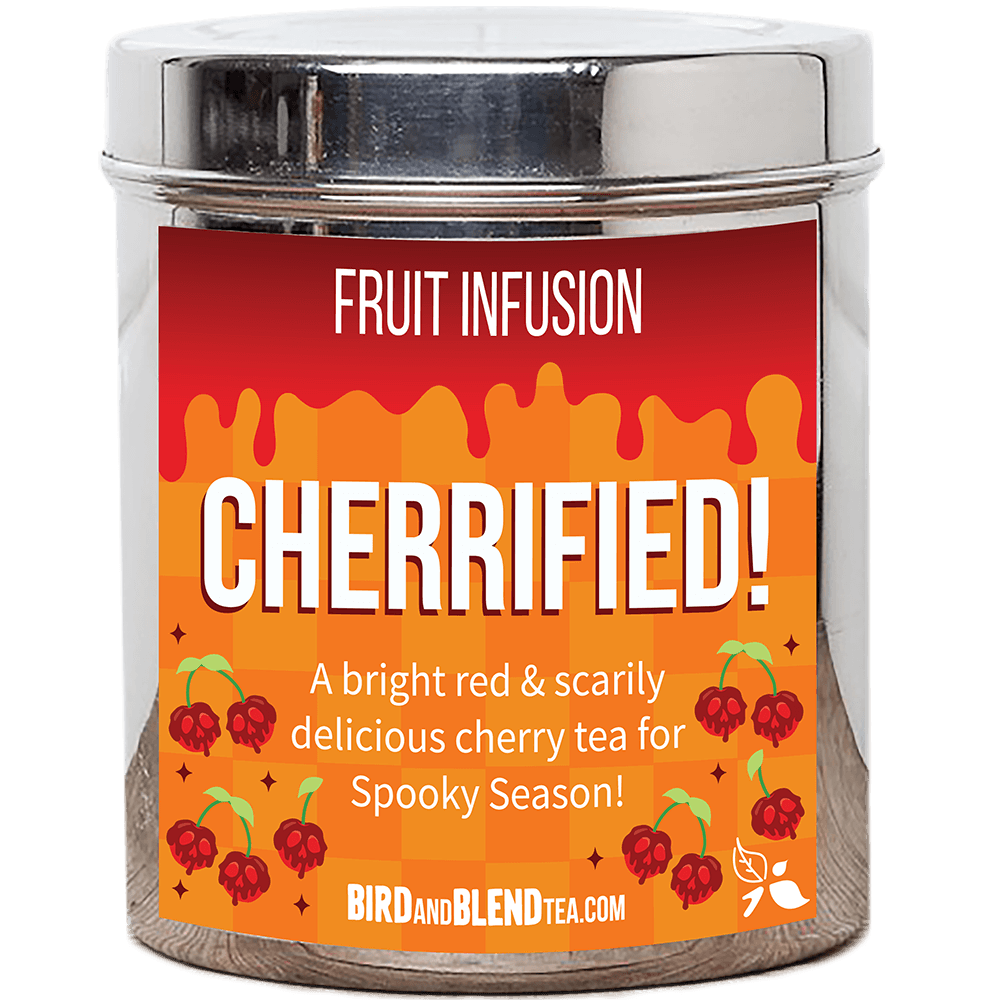 Cherrified! digital custom tea tin