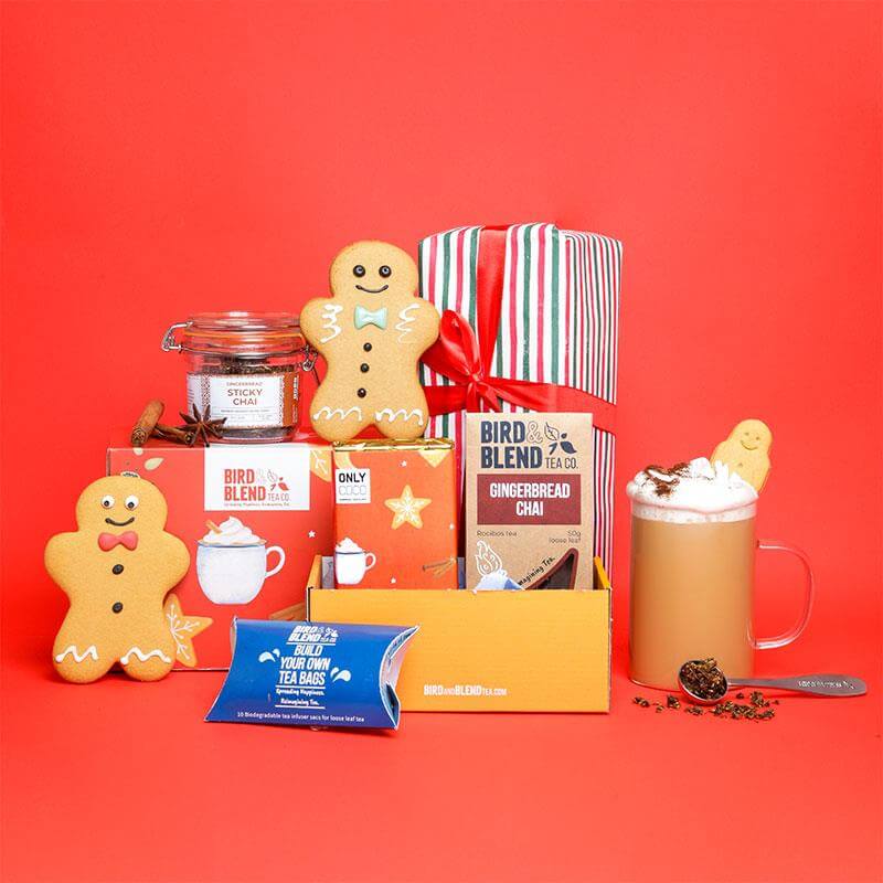 christmas gingerbread chai selection box