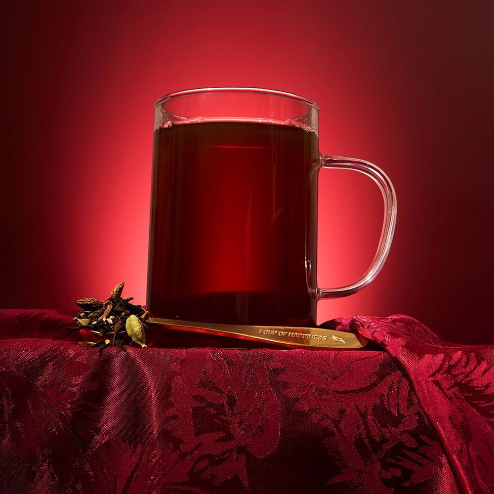 hot classic chai tea without milk