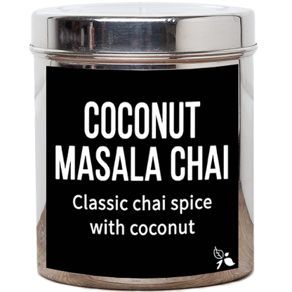 coconut masala chai tea tin