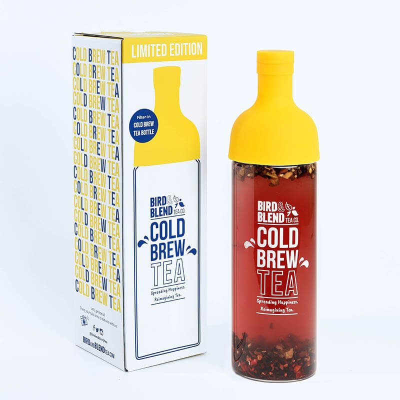 yellow cold brew bottle