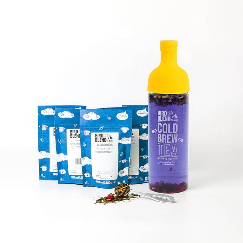 cold brew experience pack yellow cold brew tea bottle